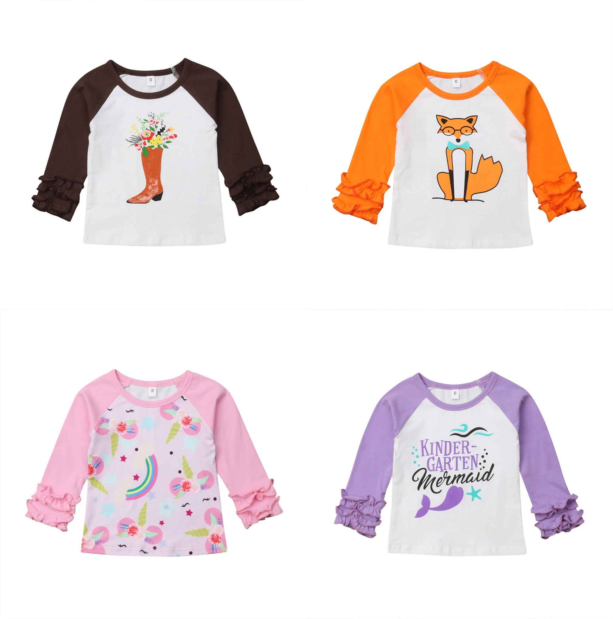 4 цвета весенне Осенняя обувь с буквенным принтом футболка из хлопка длинными