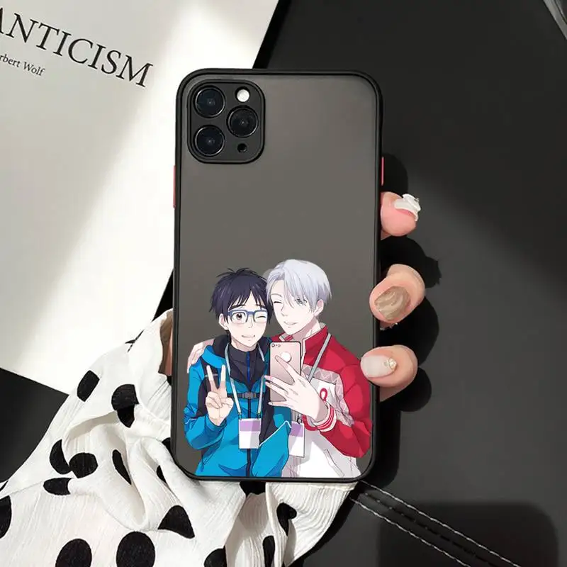 

yuri on ice Japan anime Phone Cases matte transparent For iphone 7 8 11 12 plus mini x xs xr pro max cover