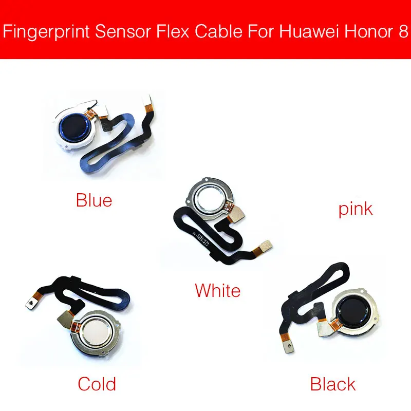 Главная Кнопка отпечатков пальцев для Huawei Honor 8 FRD AL00 AL10 DL00 L04 L09 возврата шлейф