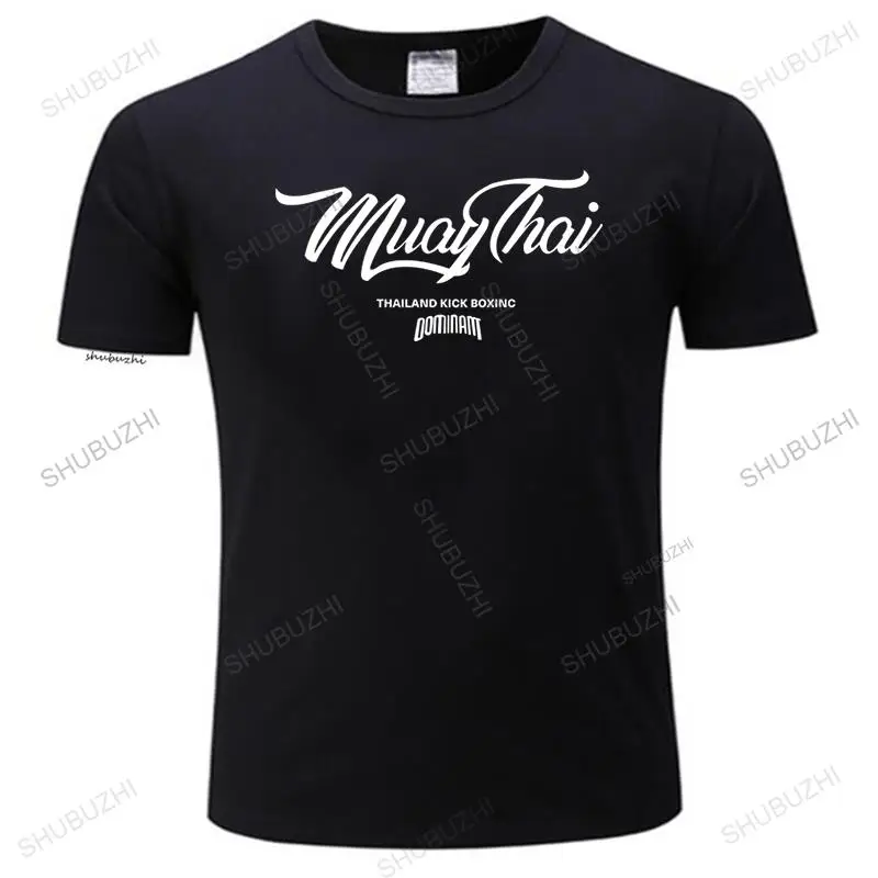 

New Hot Sale Brand Fashion Summer Brand Clothing Summer Hip Hop Muay Thai Thailand Kick Man cotton casual T Shirts bigger size