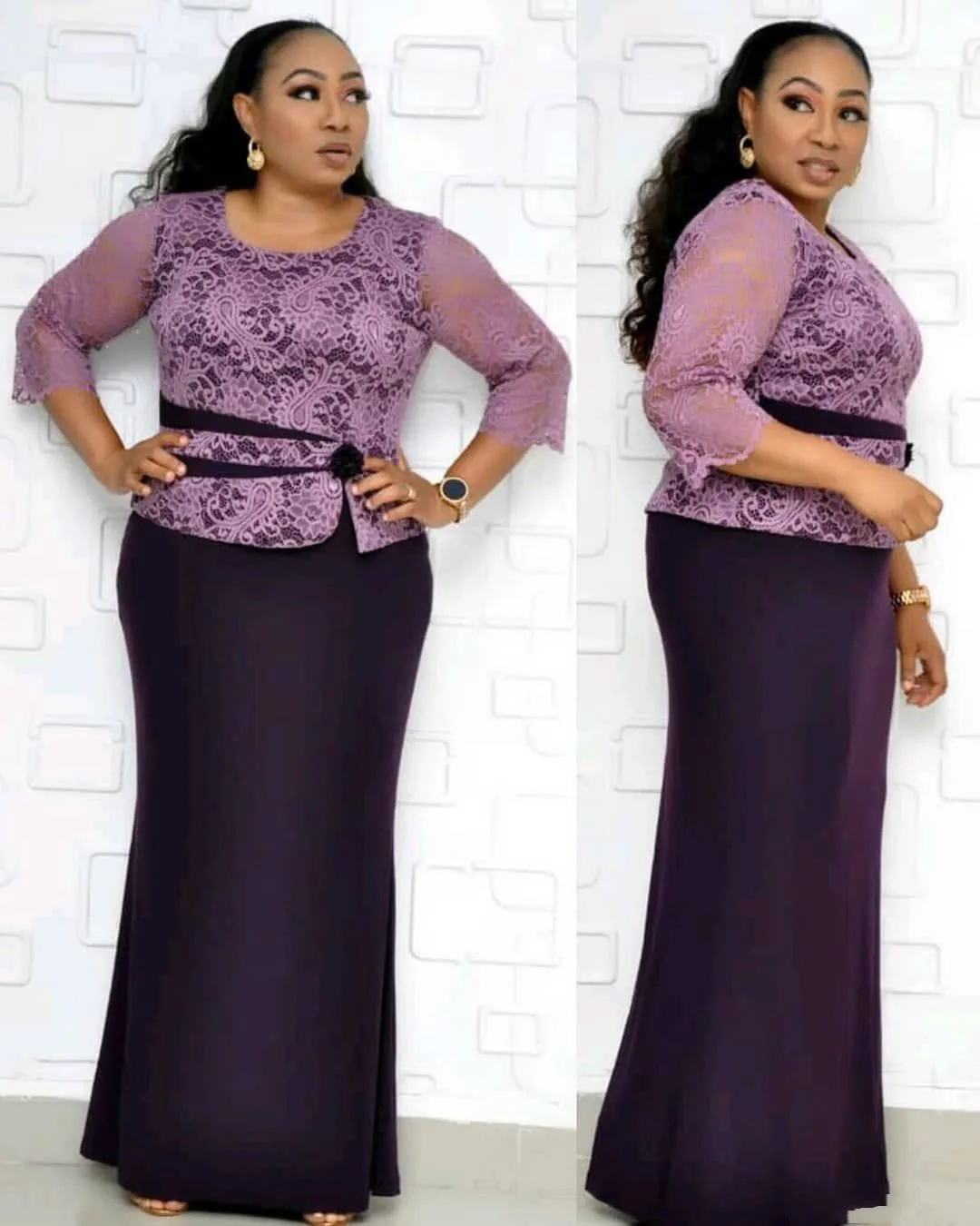 2019 осеннее элегантное модное Стильное Африканское женское кружевное длинное