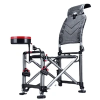 new style fishing chair fishing stool outdoor all terrain aluminum armchair folding multi functional portable fishing gear chair