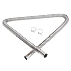 120 см выхлопная труба из нержавеющей стали, автомобильный паркинг, воздушный Нагреватель, бак, газовый выход, шланг с 2 зажимами, нагревательный шланг, аксессуары