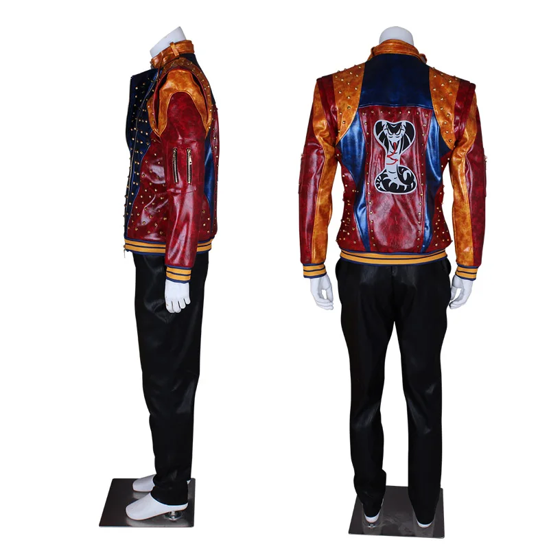 Изображением героев фильма наследники 2 Косплей Jay косплей костюм кожаная куртка