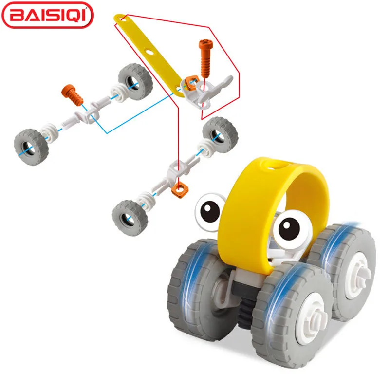Гибкий строительный блок мягкий монтажный винтовой инструмент игрушечный