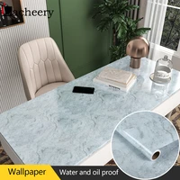 new furniture stickers marble self adhesive wallpapers for living room bedroom home decoration cupboard renovation contact paper