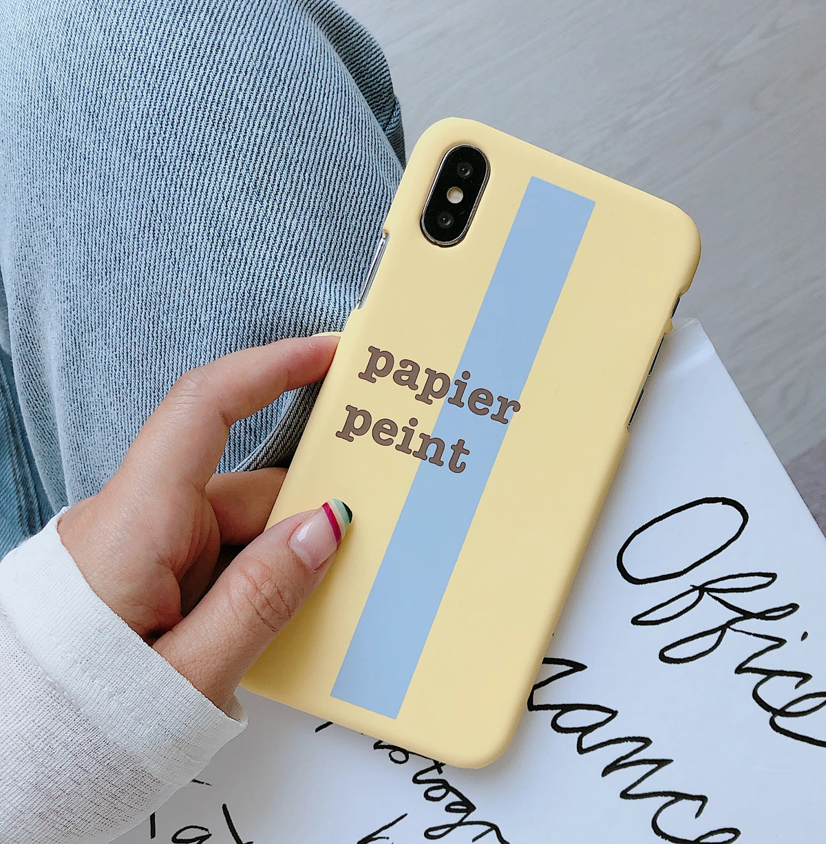 Новые милые слова сообщение Papier чехол для iPhone 6 6S 7 8 Plus X XR XS максимальный Ip 6plus 7plus