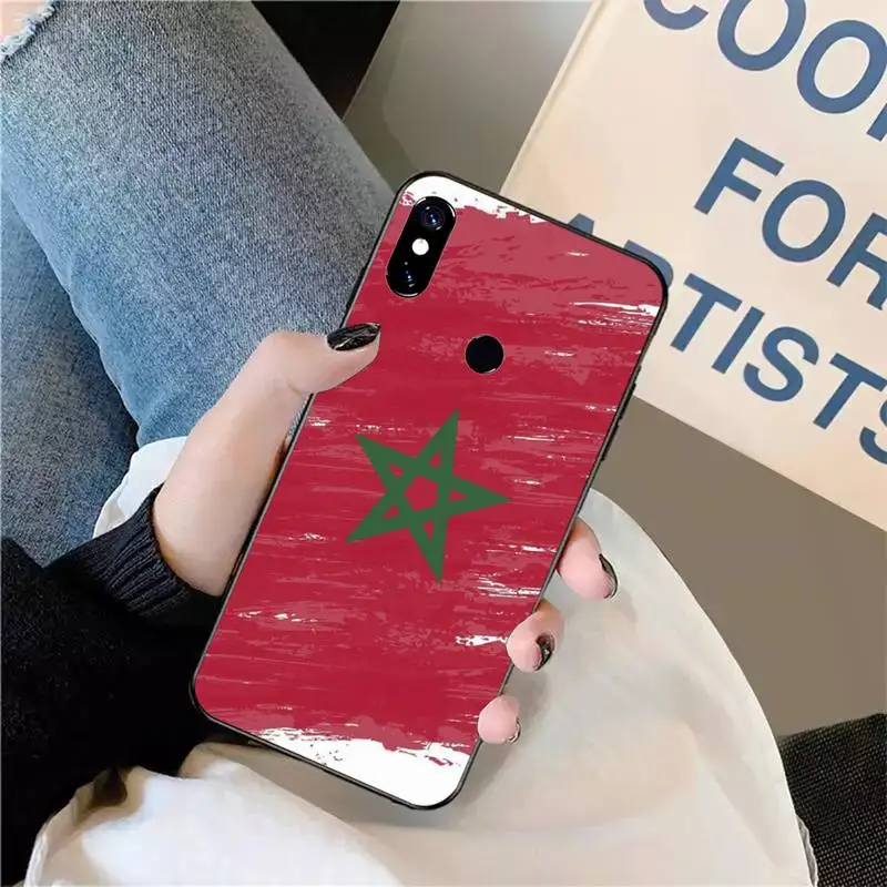

Coat Of Arms Morocco Flag Phone Case For Xiaomi Redmi note 7 8 9 t max3 s 10 pro lite funda shell coque