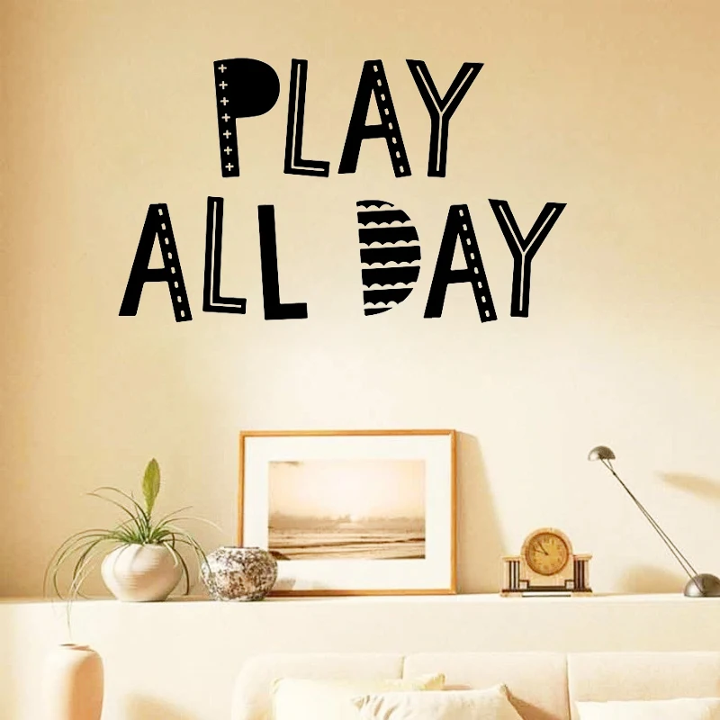 Настенные Стикеры для игры на весь день настенные наклейки детской комнаты