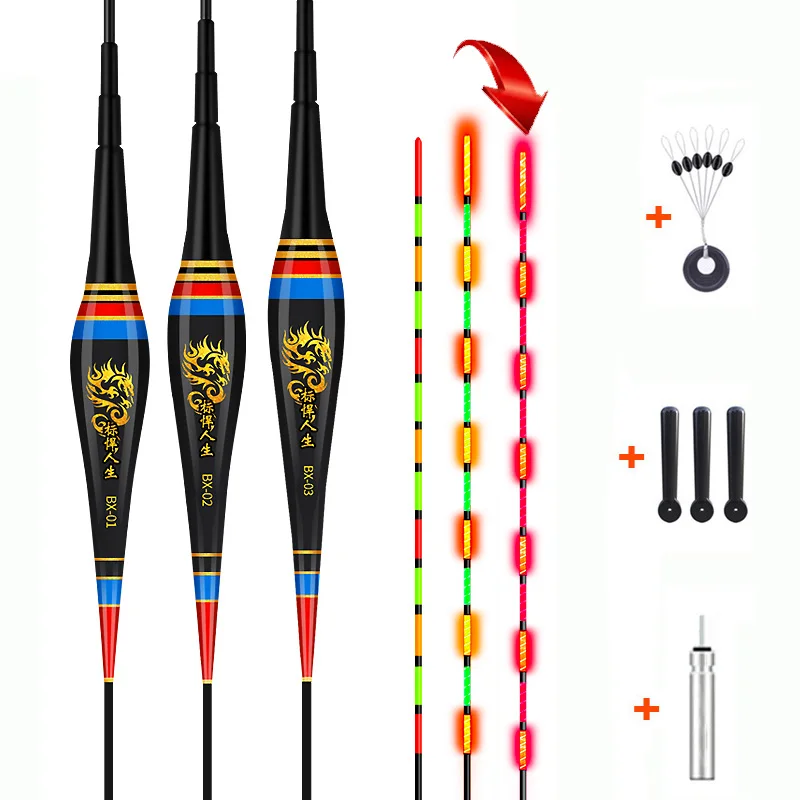 

WLPFISHING Fishing Float Electric Intelligent Gravity Sensor Luminous Floats Smart Ic Build-in Day-Night Dual-Used