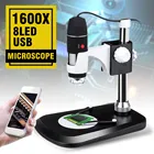 Цифровой микроскоп ZEAST 1600X, с увеличением 8 светодиодный, USB