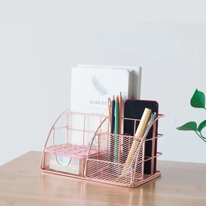 

Multi-function Desk Organizer All In One Desktop with Pen Holder Storage Rack PXPA