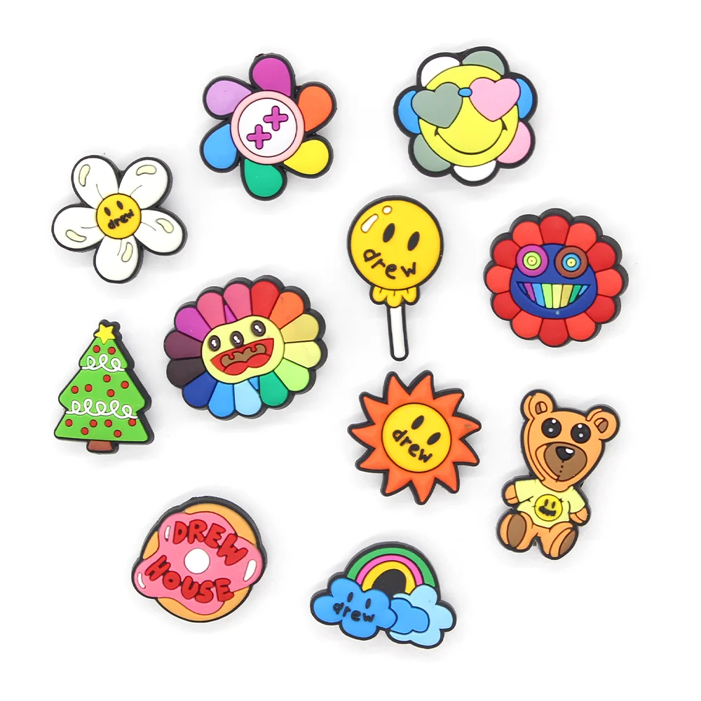 Новинка 1 шт. забавные украшения для обуви со смайликом аксессуары сделай сам