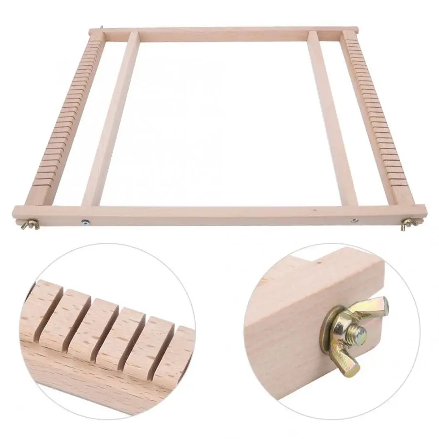 Швейные машины DIY деревянная ручная ткацкая машина гобелен вязание ткацкий