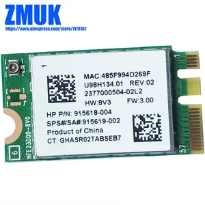 RTL8723DE 300Mbps Wireless + BT 4.0 Combo card,PN 915619-001 915618-002