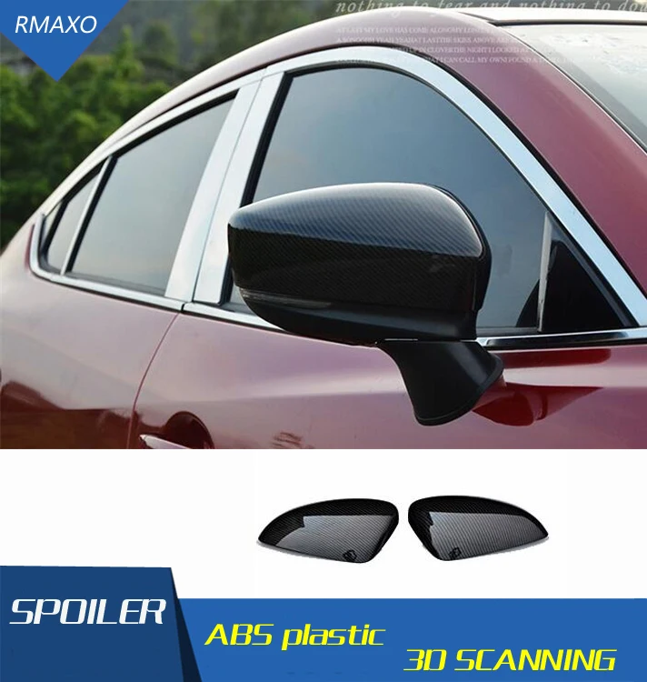 

Сменные стильные боковые зеркальные чехлы из углеродного волокна для Mazda Axela Look для Mazda Axela 17-18