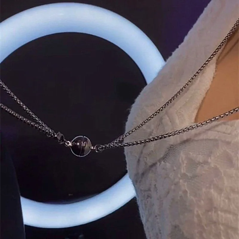 2 шт./компл. Магнитная подвеска из нержавеющей стали для пары ожерелья ювелирные