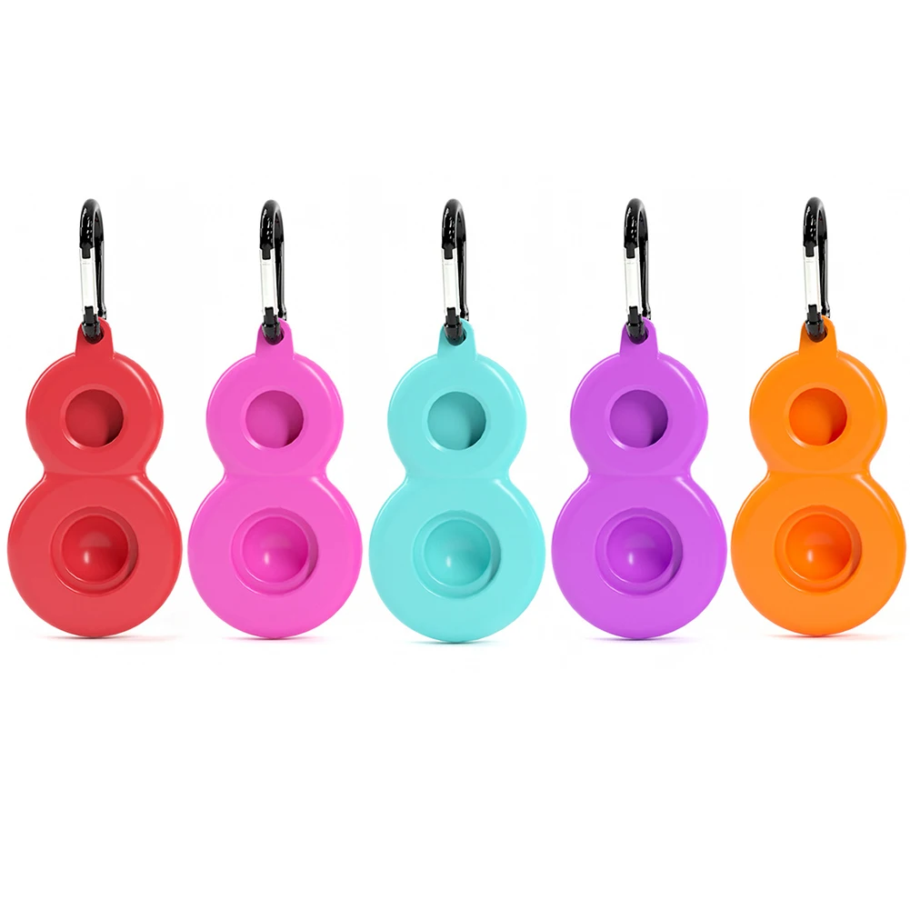

Gourd Pattern Push Bubble Pendant Sensory Toy Anti-stress Relaxing Fidget Hanging Sensory Toy for Adults Kids