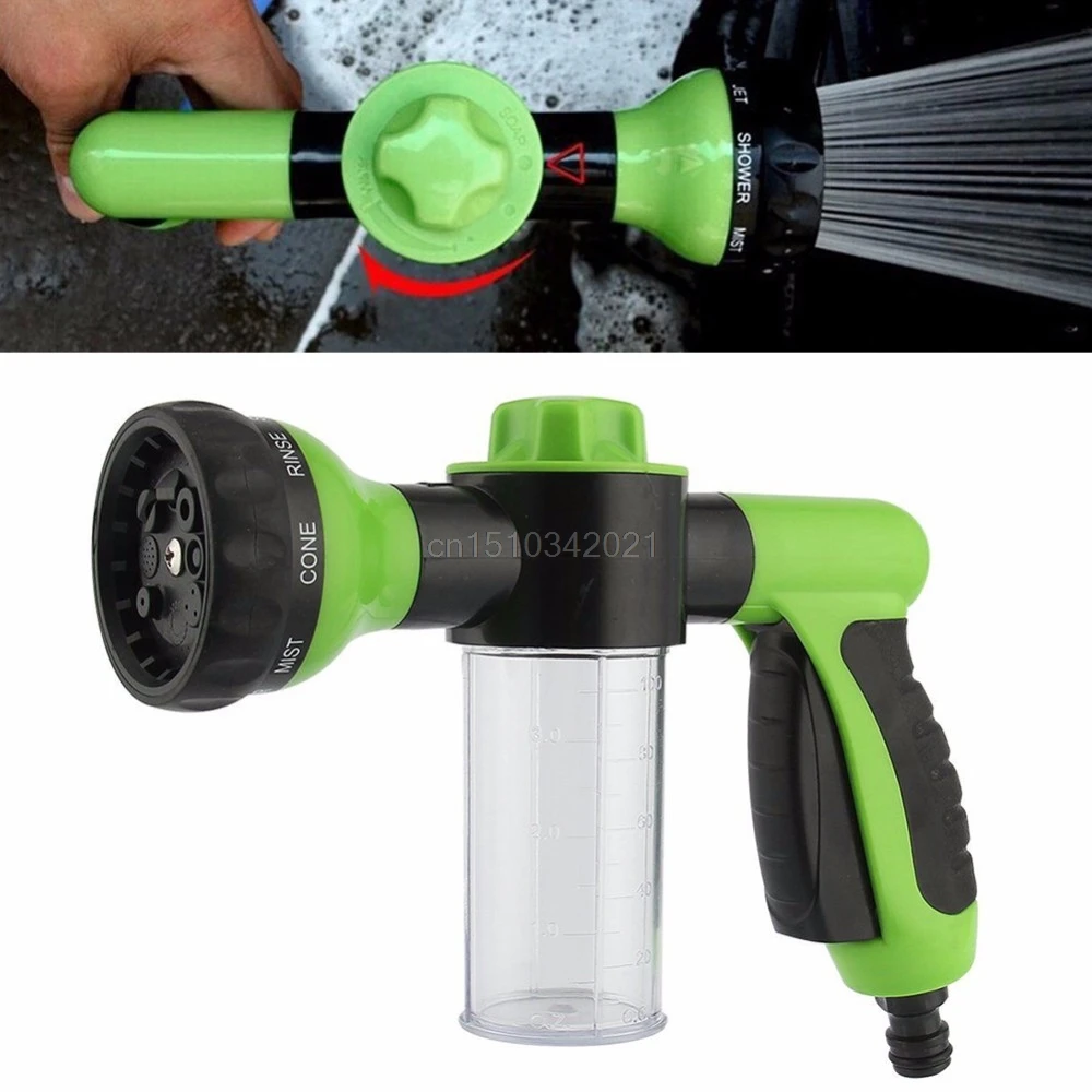 

Water Gun Hose Nozzle Car Washer Garden Watering Jet Spray High Pressure Sprinkler Foam Lance Automobiles Cleaning Tool