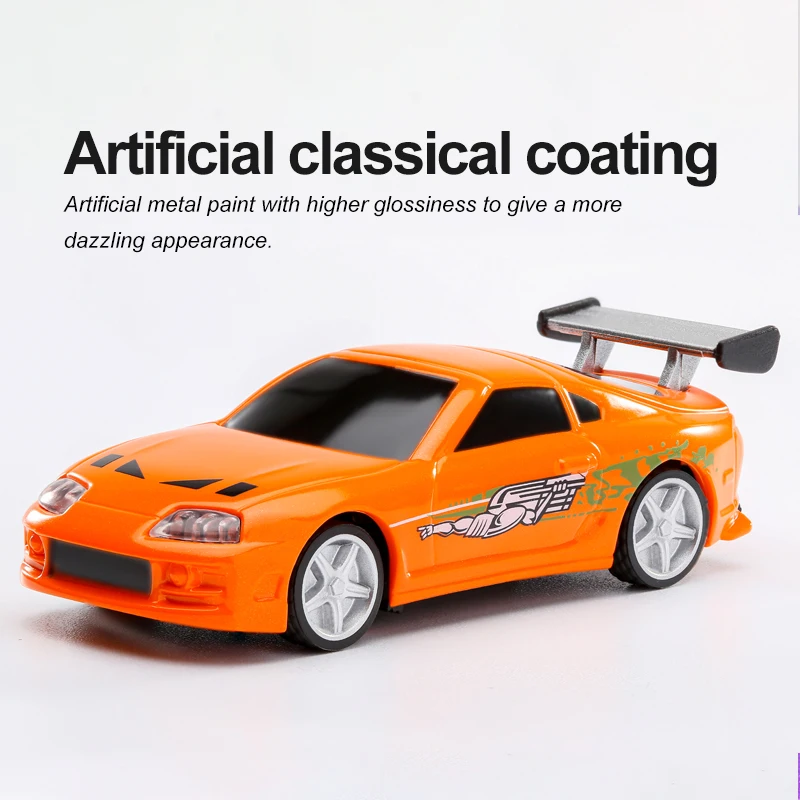 Turbo Racing-Mini coche de Control remoto RTR, veh&iacute;culo de carreras de Control remoto 1:76 C73, edici&oacute;n limitada-3