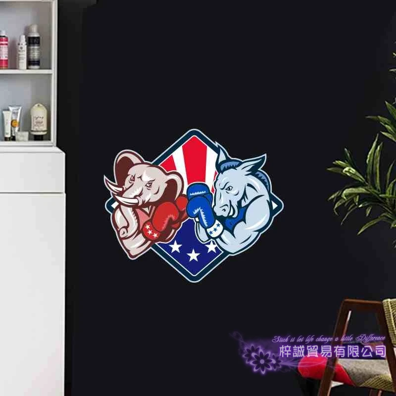 

Boxing Glove Sticker Kick Boxer Play Decal Free Combat Posters Vinyl Striker Wall Decals Parede Decor Boxing Sticker
