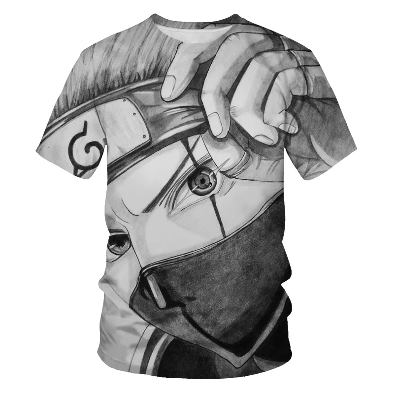 

New summer anime series luminous 3D printing men's T-shirt comfortable breathable short-sleeved men's/ women's plus size t-shirt