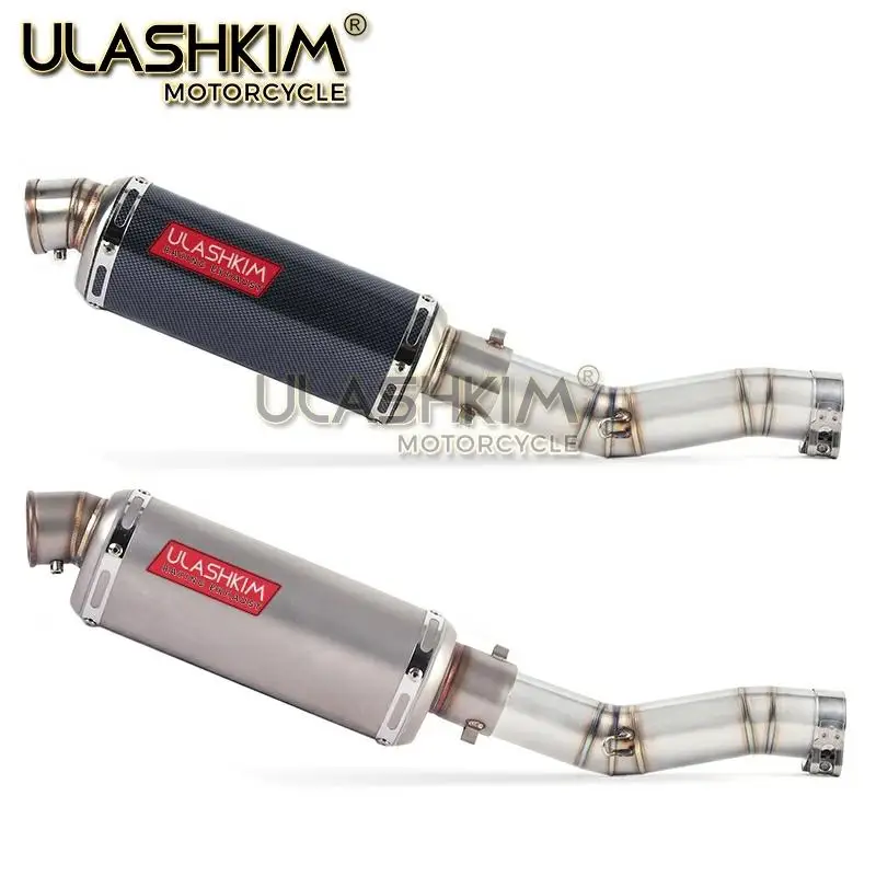 Мотоцикл Полная выхлопная средняя труба без шнуровки для Suzuki GSXR600 Gsxr700 Gsxr750 K7 GSX R700