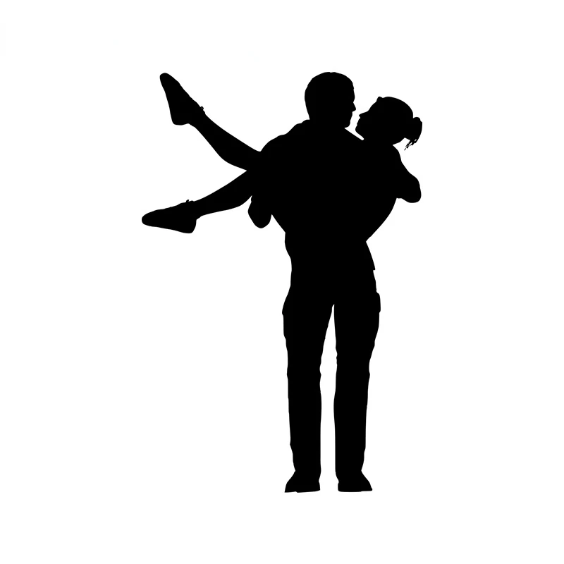 

W-0357 Creative Princess Hug Modeling Personality Car Sticker PVC Fashion Auto Window Bumper Sunscreen Waterproof Quality Decal