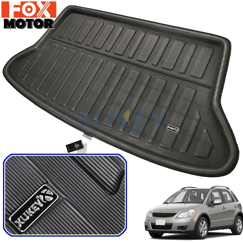 

Rear Trunk Mat Cargo For SUZUKI SX4 Hatchback SEDICI Boot Liner 2006-2013 Tray Floor Carpet Protector 2007 2008 - 2011 2012