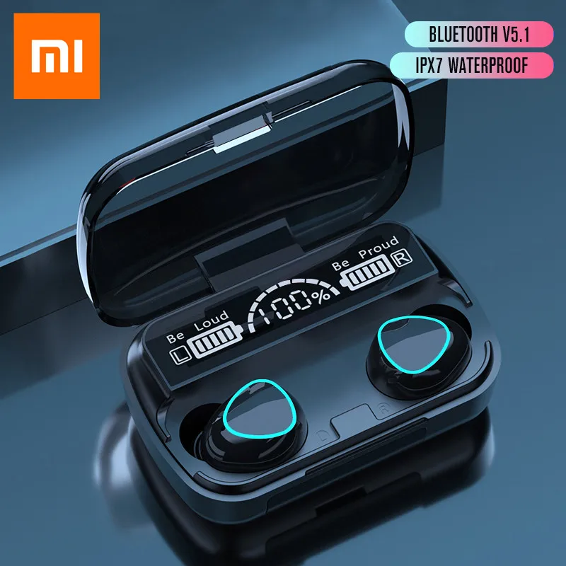 

Xiaomi TWS Wireless Headphones M10 Bluetooth Earphones Waterproof with Power Bank 3D Touch Control Headsets for Smartphone