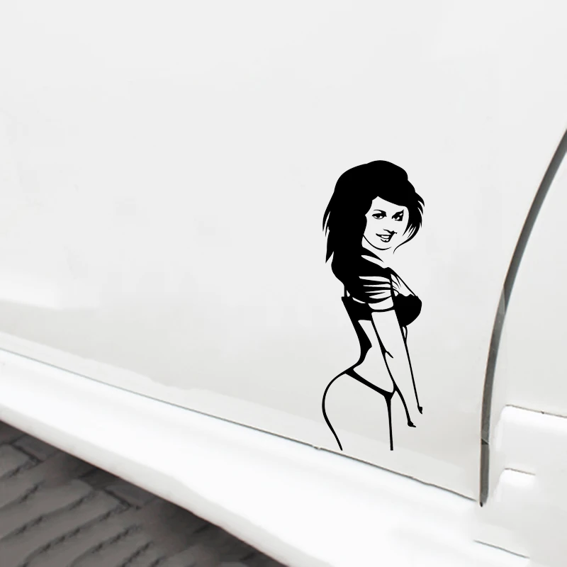 

Car-Sticker Automobiles Motorcycles Window Bumper Laptop Vinyl Decal PVC Decorative Goods Sexy woman 15cmx5cm