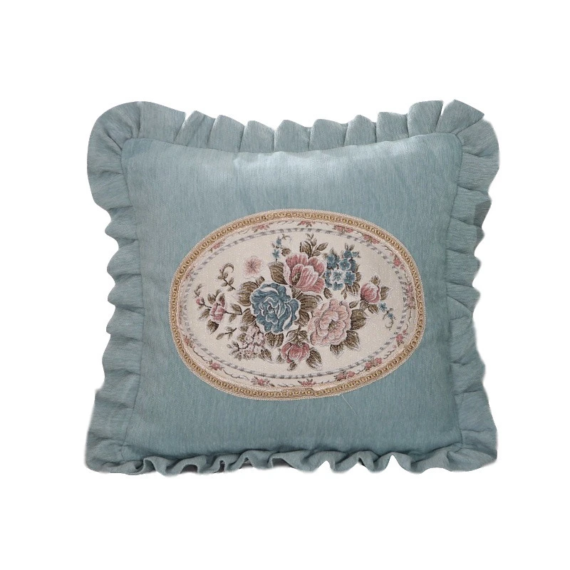 45x45cm/55x55cm European Classical Flower Peony Jacquard Lace Sofa Cushion Cover Throw Pillow Case Decorative | Дом и сад
