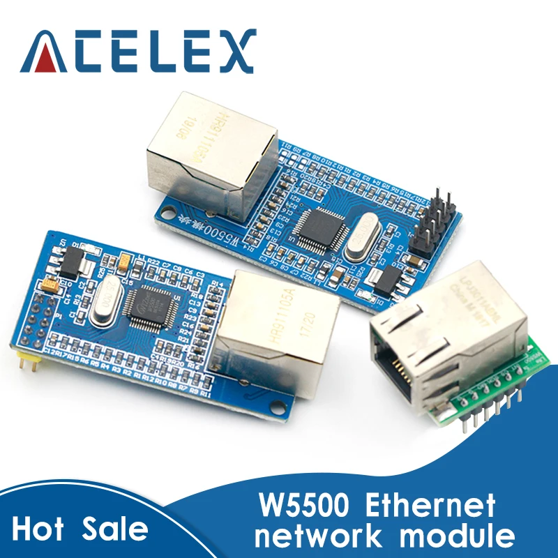 Сетевой модуль W5500 Ethernet оборудование TCP / IP 51/STM32 программа микроконтроллера через