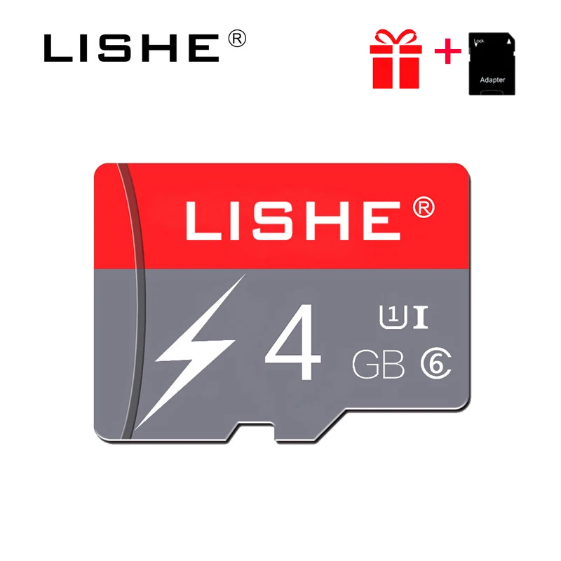 4GB Class 6 Micro SD TF карта 4 ГБ 8 ГБ 16 ГБ 32 ГБ 64 ГБ 128 Гб класс 10 Флэш-память Microsd карта 8 16 32 64 128 ГБ для смартфона адаптер - Емкость: 4GB Class 6