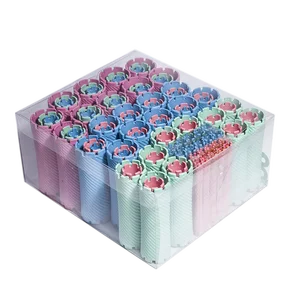 Набор стержней для завивки волос 100 шт.компл., 10 размеров