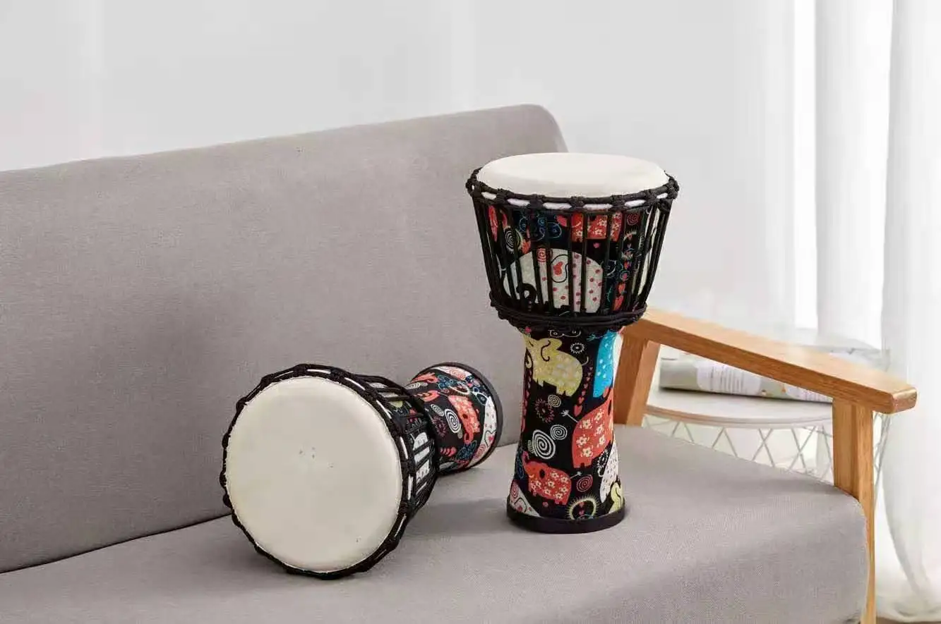 Африканский барабанный бубен ткань овчина АБС углеродное волокно тканевый