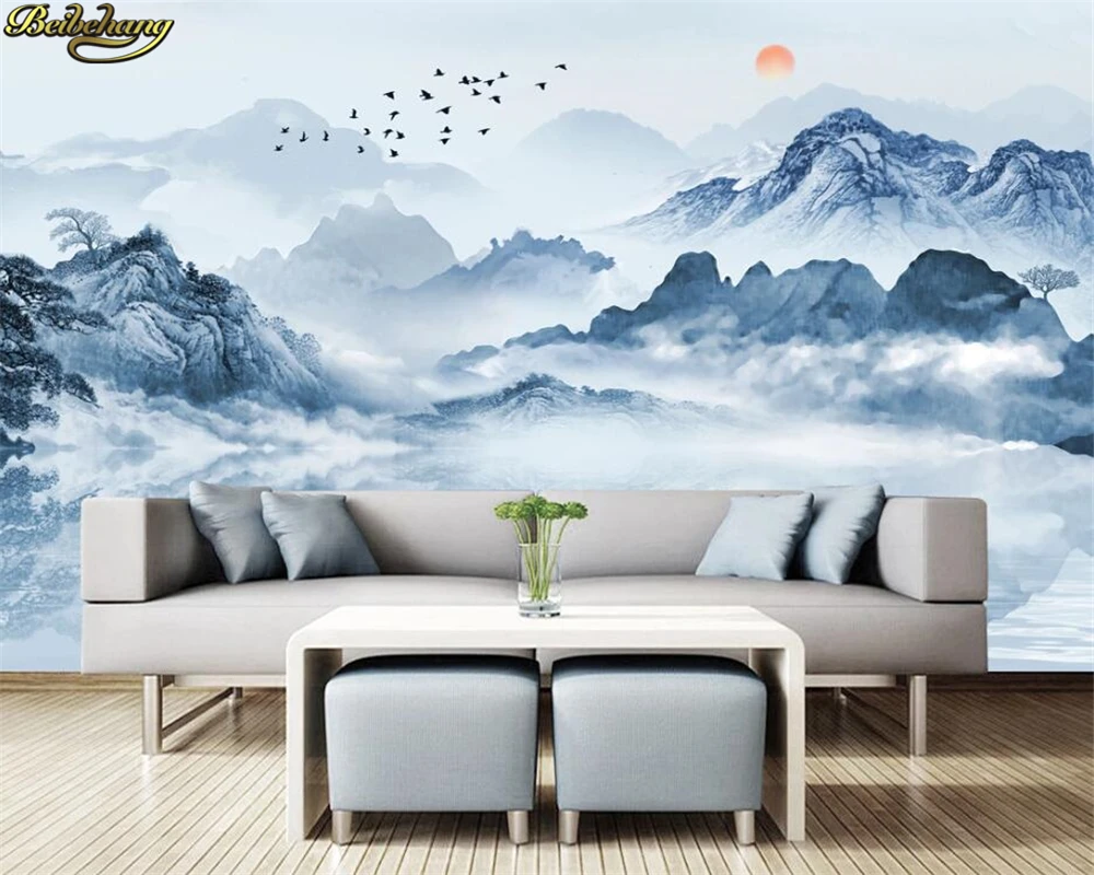 3d обои на заказ в китайском стиле художественный пейзаж украшение для стен |