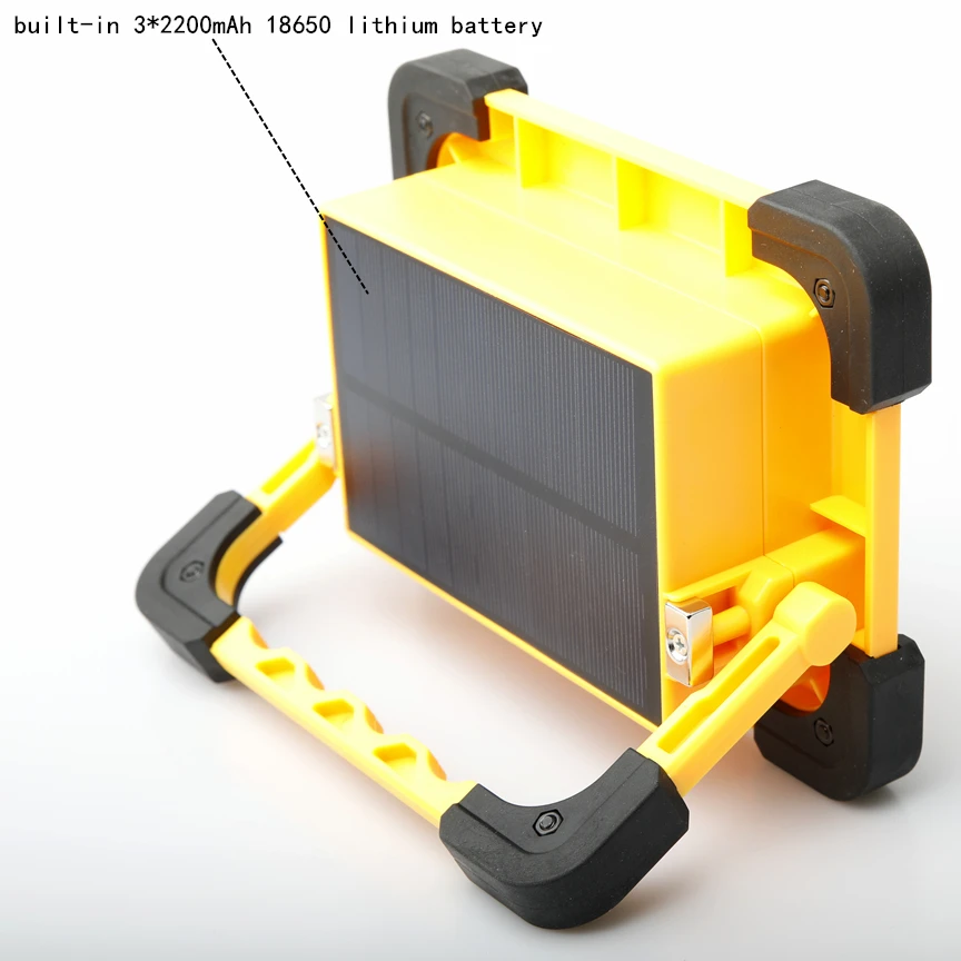 저렴한 Outdoor New Solar USB Rechargeable Searchlight, Multifunctional Work Light, Emergency Camping Light With Magnet, Floodlight