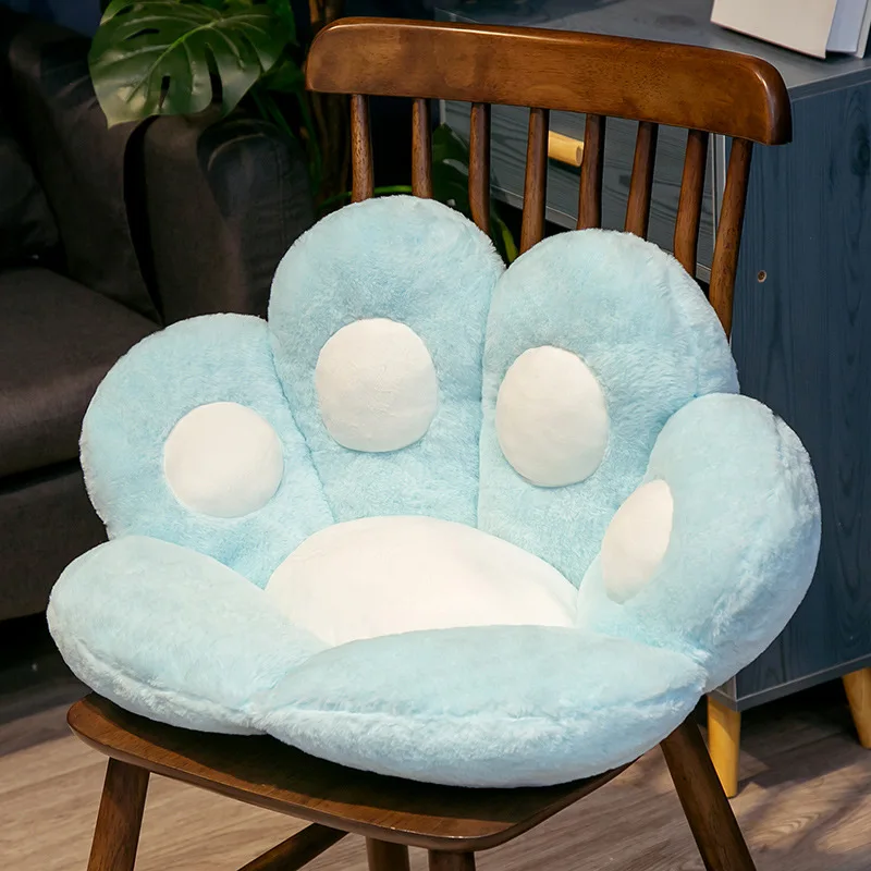 

1 PC INS NEW Paw Pillow Animal Seat Cushion Stuffed Small Plush Sofa Indoor Floor Home Chair Decor Winter Children Gift