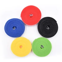 1m long 1520mm self adhesive fastener tape reusable strong hooks loops cable tie magic tape diy accessories
