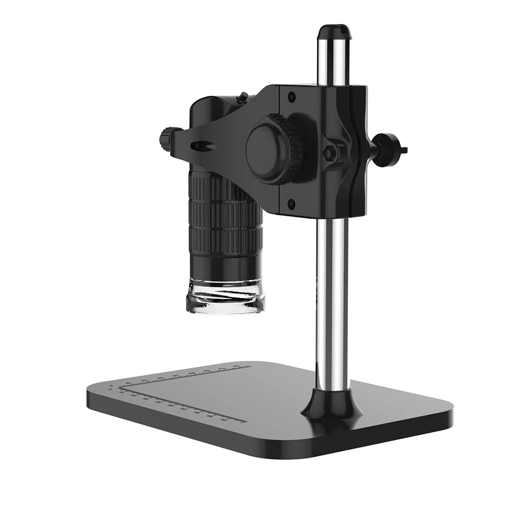 handheld usb digital microscope 2mp electronic endoscope adjustable 8 led magnifier camera with stand free global shipping