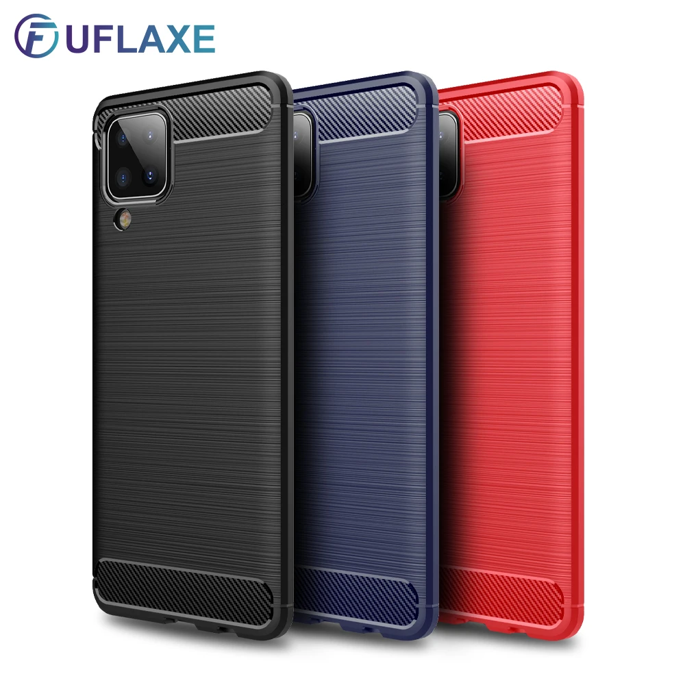 

UFlaxe Luxury Soft Silicone Case for Samsung Galaxy M12 M62 M02 M02S Shockproof Ultra-thin Cover
