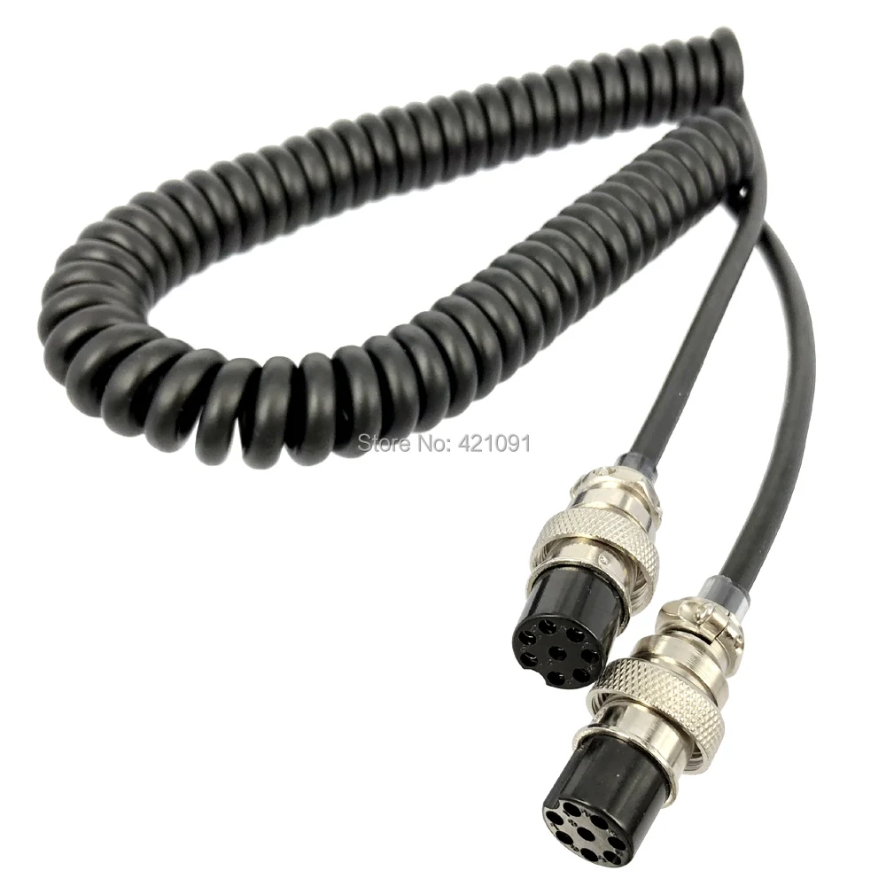 8 Pin Mic Microphone Extension Cable FOR YAESU ICOM KENWOOD CB HAM Radio Walkie Talkie Accessories Female to Female