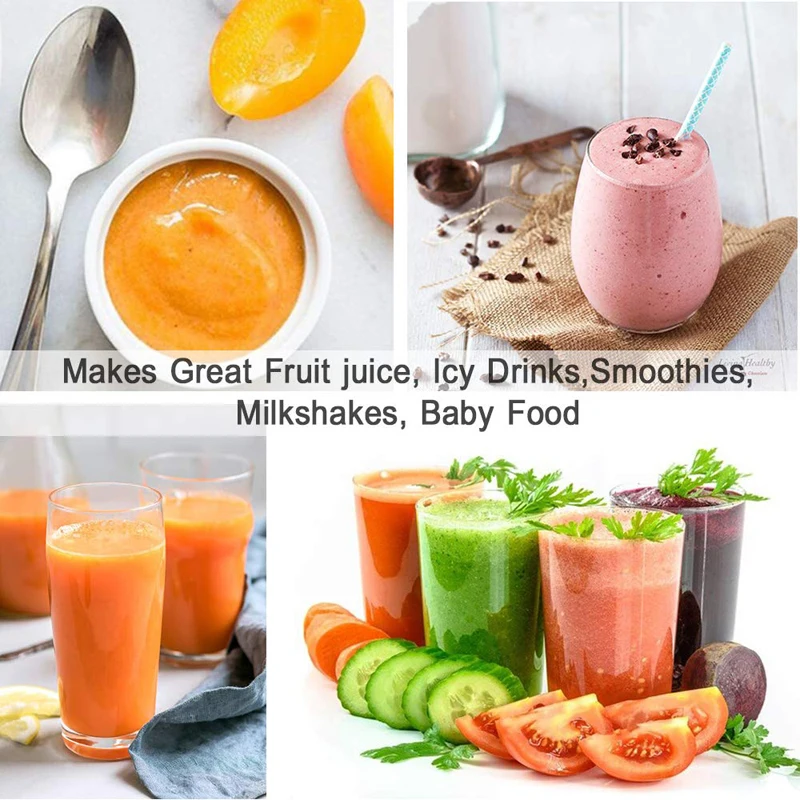 380ml 4000mAh USB Rechargeable Portable Glass Cup Personal Mini Blender Juicer Vegetable Fruit Citrus Orange Juice Maker Mixer