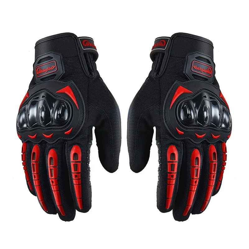 

New Arrive Summer Breathable Motorcycle Glove Full Finger Motorbike Equipment Women Men ATV Rider Sports Protect Glove Guantes