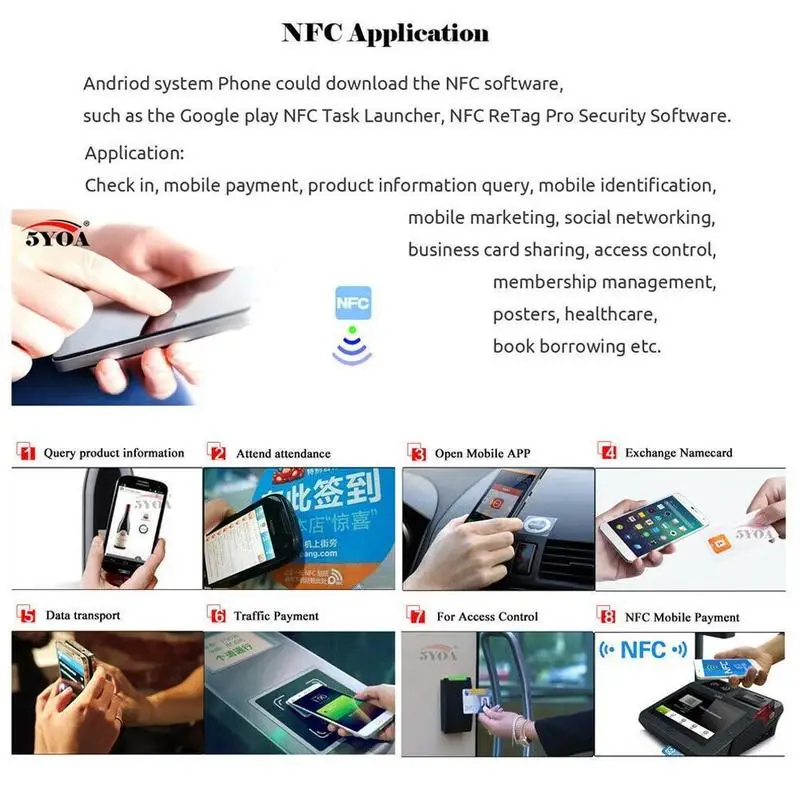 10/20/50 шт Ntag215 NFC бирки для телефона доступны клейкие круглые RFID всех карт 25 мм
