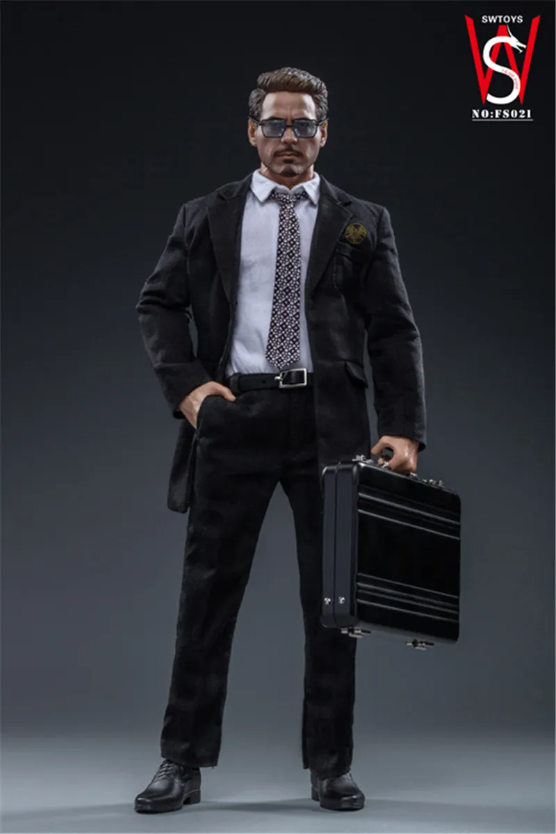 Полный набор фигурки Модель Игрушки для коллекции 1/6 SWtoys Костюм Тони Старка с головой и телом FS021 для фанатов подарок