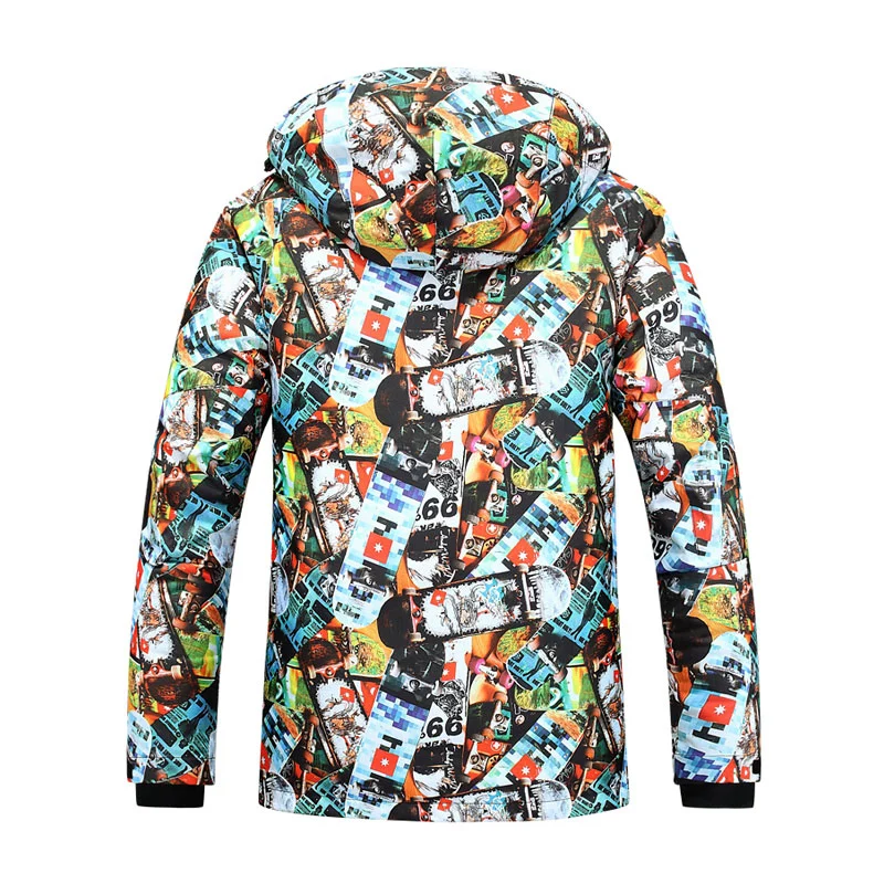 Мужской однобортный лыжный костюм GSOU SNOW уличная ветрозащитная