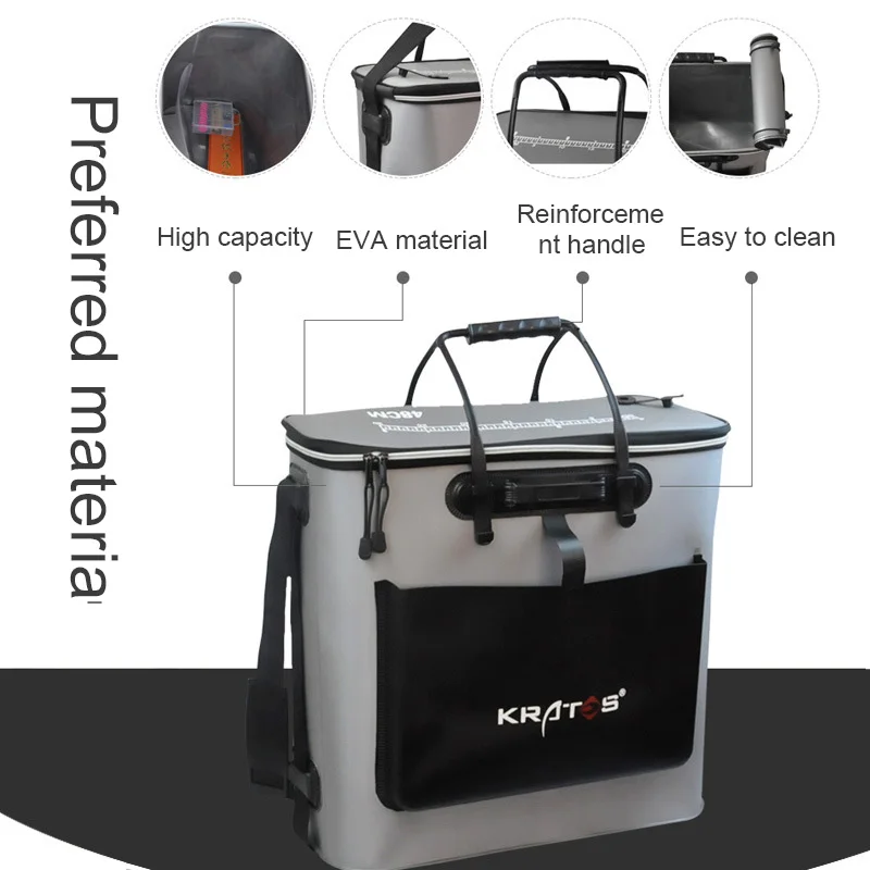 

Рыболовный ящик ведро для рыбалки утолщенное рыболовное ведро многофункциональное устойчивое к царапинам рыболовное Ведро Складная Рыбол...