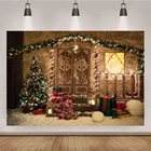 Виниловый фон для фотосъемки с рождественскими и зимними мотивами